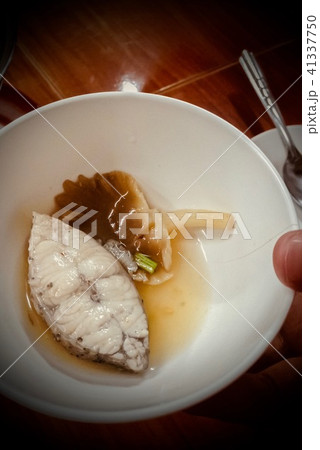 Seafood soup in a bowl. 41337750