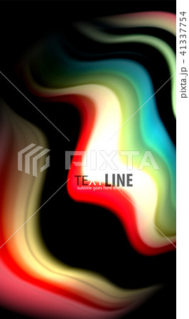 Blur color wave lines abstract background 41337754