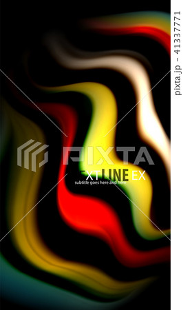 Blur color wave lines abstract background 41337771