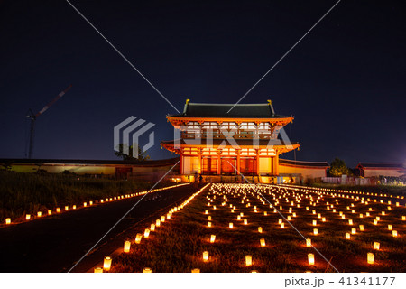 奈良　天平たなばた祭り～平城京天平祭・夏～　朱雀門 41341177