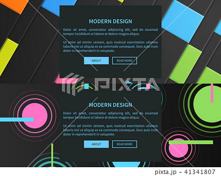 Modern Design Web Pages Set of Abstract Cover Modern Design Web Pages Set of Abstract Cover 41341807