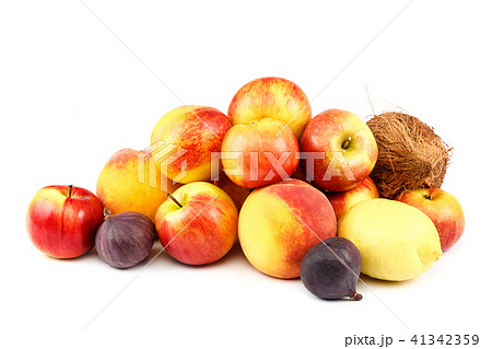 Fresh fruits isolated on a white background. Fresh fruits isolated on a white background. 41342359
