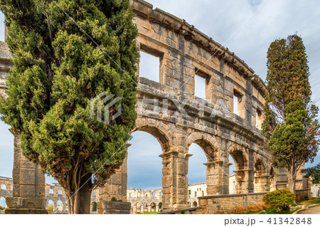 The Roman Arena in Pula, Croatia. 41342848