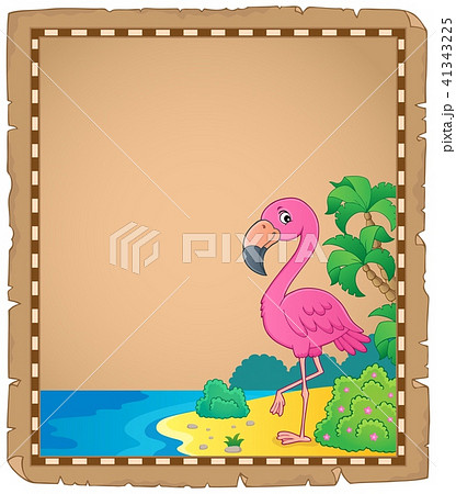 Flamingo topic parchment 1 41343225