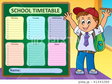 Weekly school timetable design 6 Weekly school timetable design 6 41343260