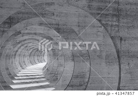 Abstract empty gray concrete tunnel interior 3 d Abstract empty gray concrete tunnel interior 3 d 41347857