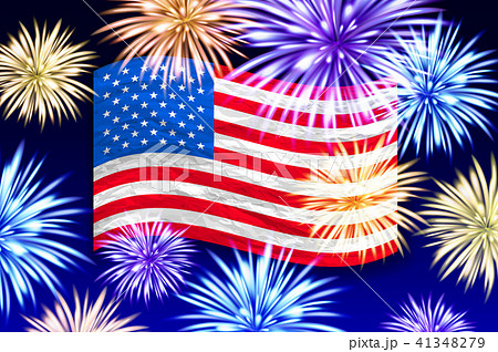 Fireworks background for Independence Day USA Fireworks background for Independence Day USA 41348279