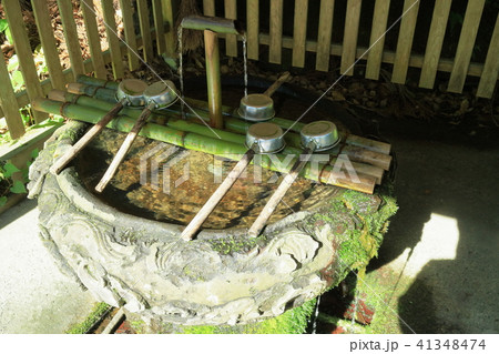 花尾神社 手水舎 花尾神社 手水舎 41348474