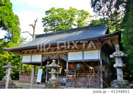 丹後半島・浦島神社・拝殿の眺め（５） 41348601
