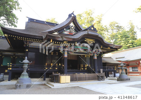 香取神宮　国の重要文化財　拝殿と本殿 41348617