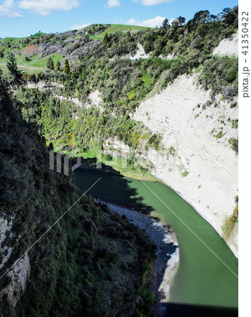 Rangitikei River seen from KiwiRail, New Zealand 41350422