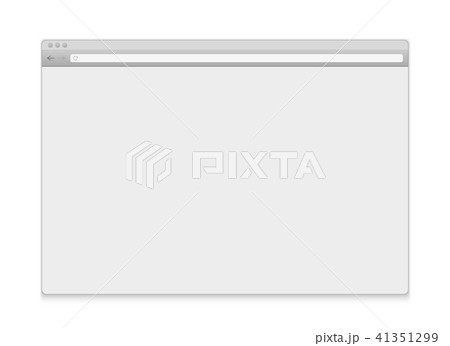 Creative vector illustration of open internet browser isolated on background. Art design window 41351299