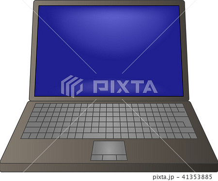 ノートパソコン・レトロ(laptop-PC)ベクター ノートパソコン・レトロ(laptop-PC)ベクター 41353885