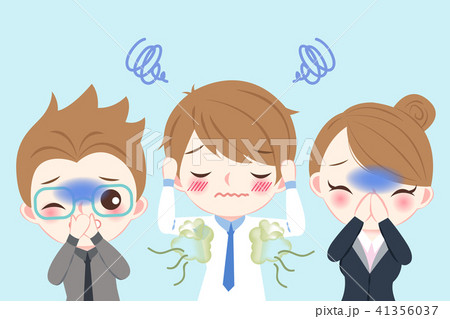 businessman with body odor problem 41356037