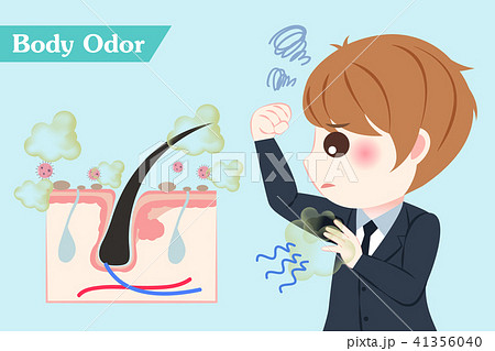 businessman with body odor problem 41356040