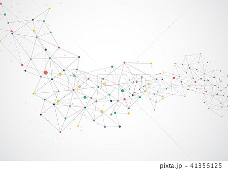 Abstract Connecting Dots And Linesのイラスト素材 [41356125] - PIXTA