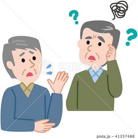 認知症　会話　物忘れ 41357488