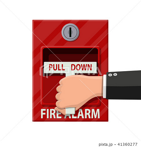 Hand switch fire alarm system. Fire equipment. 41360277