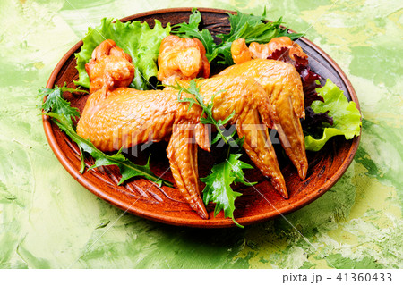 Smoked chicken wings Smoked chicken wings 41360433