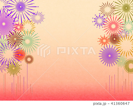 背景素材　花火 41360647
