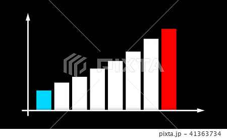 Abstract Colorful Bar Graph Diagram 41363734