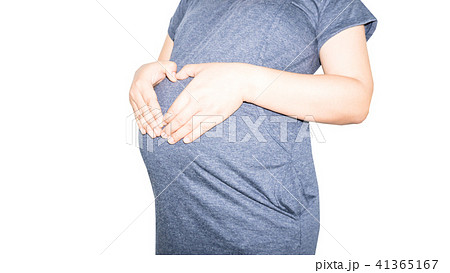 mother or mom pregnant with clock on white backgro mother or mom pregnant with clock on white backgro 41365167