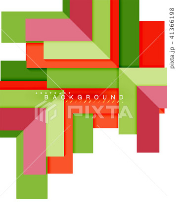 Multicolored abstract geometric shapes, geometry background for web banner 41366198