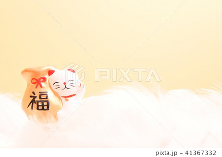 背景素材 招き猫 背景素材 招き猫 41367332