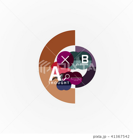 Geometric design abstract option infographics Geometric design abstract option infographics 41367542