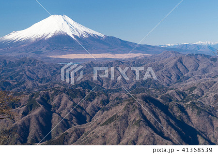 檜洞丸から見た富士山 41368539