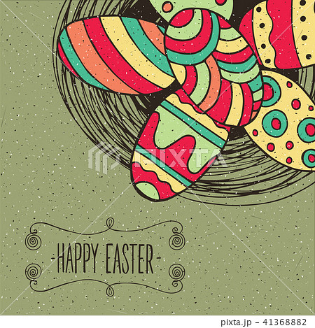 Easter eggs in nest 41368882