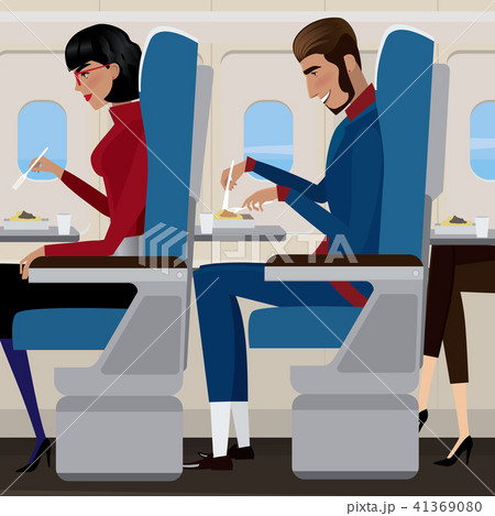 Lunch on the plane Lunch on the plane 41369080