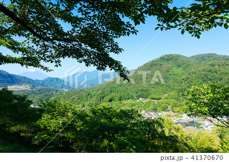 真木お伊勢山より早朝の富士山を望む 41370670