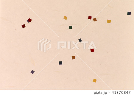 和紙のテクスチャー　切り紙入り紙 41370847