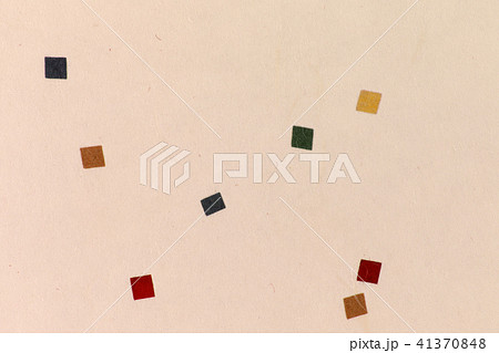 和紙のテクスチャー　切り紙入り紙 41370848