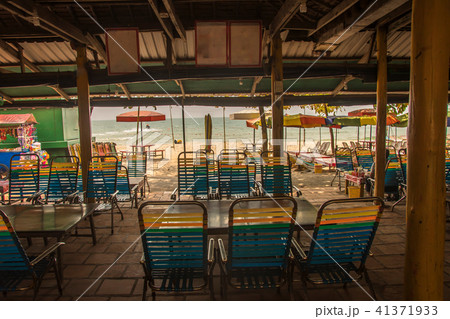 beach bar in ochheuteal beach. Cambodia beach bar in ochheuteal beach. Cambodia 41371933