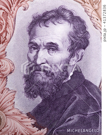 Michelangelo portrait from Italian money Michelangelo portrait from Italian money 41372836