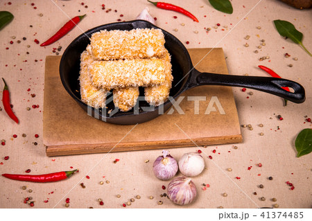 Breaded chicken fillet Breaded chicken fillet 41374485