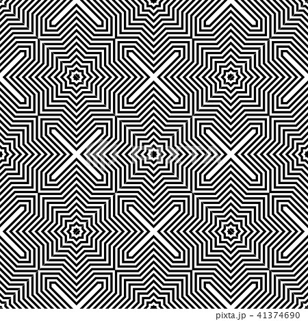Seamless geometric checked pattern. Lines texture. 41374690