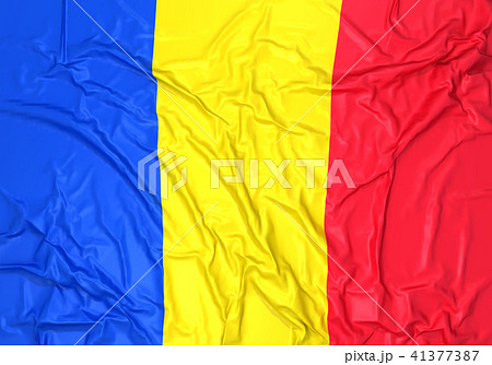 ルーマニア国旗のイラスト素材