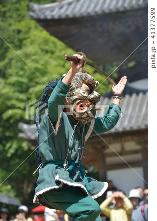 朝光寺の鬼追踊　黒鬼　兵庫県加東市 41377599