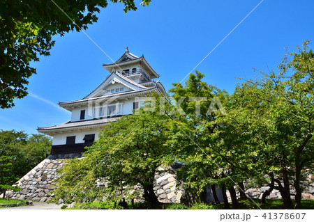 滋賀　青空と長浜城 41378607