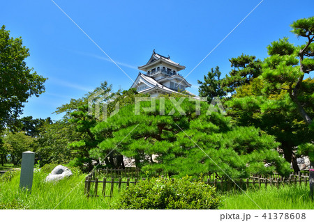 滋賀 青空と長浜城 滋賀 青空と長浜城 41378608