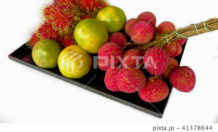 Fruit, Rambutan, Papaya, Citrus Fruit, Coconut 41378644