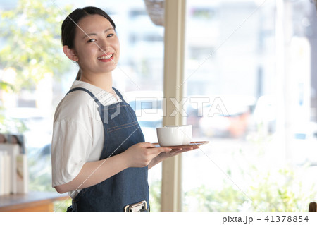 カフェ店員 女性 カフェ店員 女性 41378854