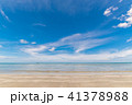 Tropical beach Sea,Sand and summer day 41378988