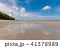 Tropical beach Sea,Sand and summer day 41378989