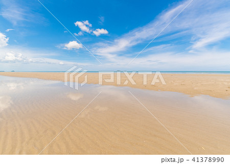 Tropical beach Sea,Sand and summer day 41378990