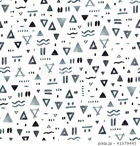 Ethnic pattern. Watercolor Seamless background 41379445