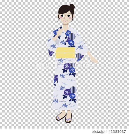 Yukata婦女例證 Yukata婦女例證 41383087